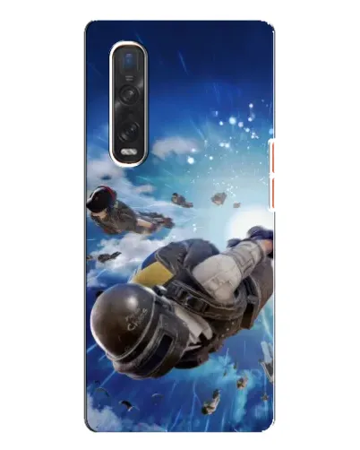 Чехол для OPPO Find X3 Pro с картинкой «Десант PUBG — прыжок» Чехол для OPPO Find X3 Pro с картинкой «Десант PUBG — прыжок»