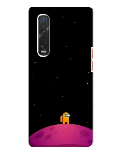 Чехол для OPPO Find X3 Pro с картинкой «Одинокий герой на планете»