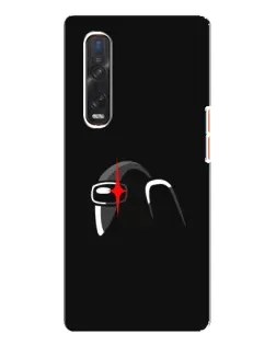 Чехол для OPPO Find X3 Pro с картинкой «Among Us шлем»