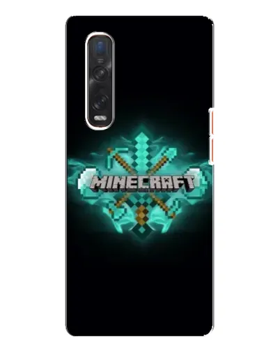 Чехол для OPPO Find X3 Pro с картинкой «Minecraft Diamond лого»