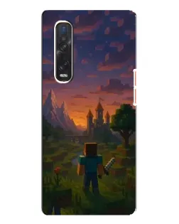 Чехол для OPPO Find X3 Pro с картинкой «Стив у башни»