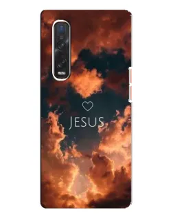 Чехол для OPPO Find X3 Pro с картинкой «Сияние Имени Jesus» Чехол для OPPO Find X3 Pro с картинкой «Сияние Имени Jesus»