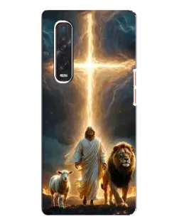 Чехол для OPPO Find X3 Pro с картинкой «Лев Иуды и Свет» Чехол для OPPO Find X3 Pro с картинкой «Лев Иуды и Свет»
