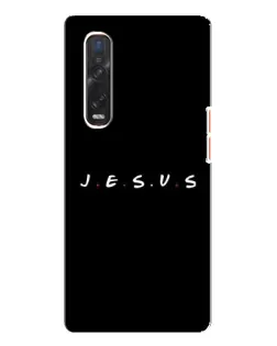 Чехол для OPPO Find X3 Pro с картинкой «Точки веры J.E.S.U.S.»