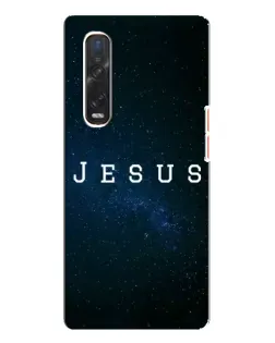 Чехол для OPPO Find X3 Pro с картинкой «Звездное небо Jesus»