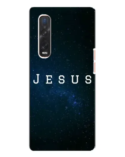 Чехол для OPPO Find X3 Pro с картинкой «Звездное небо Jesus»