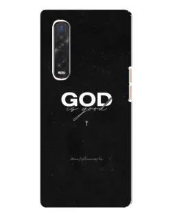 Чехол для OPPO Find X3 Pro с картинкой «GOD — Бог над всем»