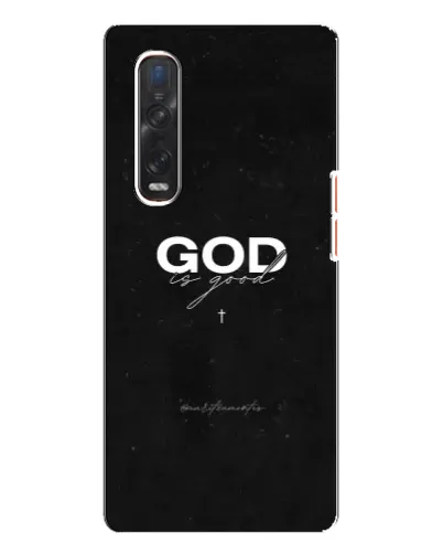 Чехол для OPPO Find X3 Pro с картинкой «GOD — Бог над всем»