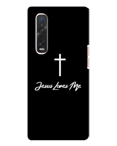 Чехол для OPPO Find X3 Pro с картинкой «Иисус любит тебя»