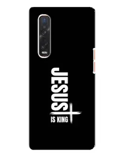 Чехол для OPPO Find X3 Pro с картинкой «Вертикаль веры Jesus»