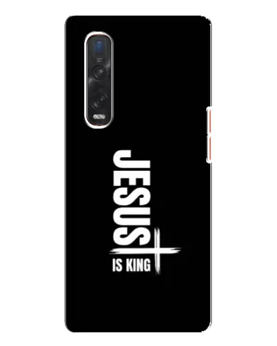 Чехол для OPPO Find X3 Pro с картинкой «Вертикаль веры Jesus»