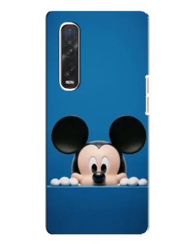 Чехол для OPPO Find X3 Pro с картинкой «Микки выглядывает»
