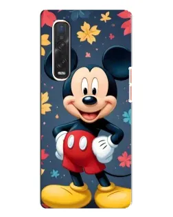 Чехол для OPPO Find X3 Pro с картинкой «Осенний Mickey Mouse»