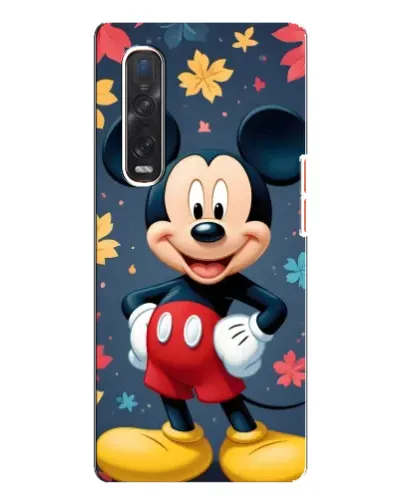 Чехол для OPPO Find X3 Pro с картинкой «Осенний Mickey Mouse»