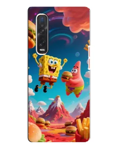 Чехол для OPPO Find X3 Pro с картинкой «Космический фастфуд» Чехол для OPPO Find X3 Pro с картинкой «Космический фастфуд»
