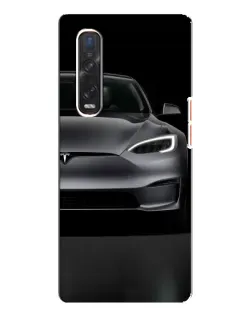 Чехол для OPPO Find X3 Pro с картинкой «Tesla Model S Look» Чехол для OPPO Find X3 Pro с картинкой «Tesla Model S Look»