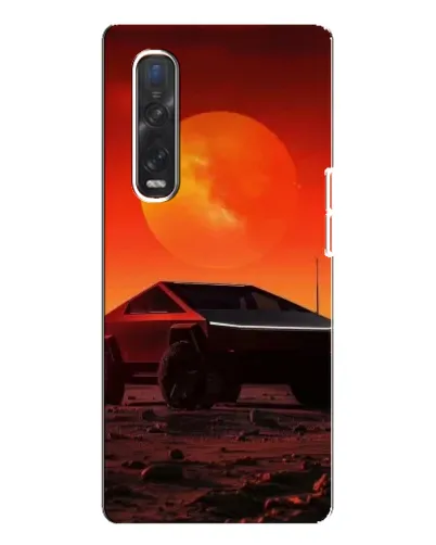 Чехол для OPPO Find X3 Pro с картинкой «Cybertruck на Марсе» Чехол для OPPO Find X3 Pro с картинкой «Cybertruck на Марсе»