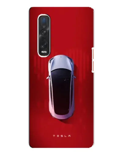 Чехол для OPPO Find X3 Pro с картинкой «Tesla Top View» Чехол для OPPO Find X3 Pro с картинкой «Tesla Top View»