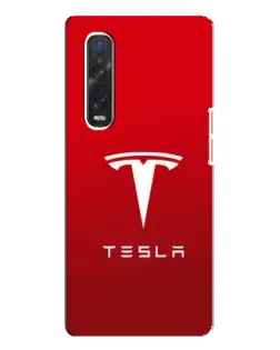 Чехол для OPPO Find X3 Pro с картинкой «Tesla Red Classic»