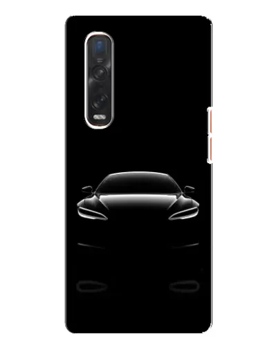 Чехол для OPPO Find X3 Pro с картинкой «Силуэт Tesla Night» Чехол для OPPO Find X3 Pro с картинкой «Силуэт Tesla Night»