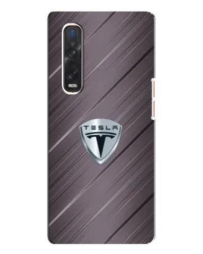 Чехол для OPPO Find X3 Pro с картинкой «Металлическая текстура Tesla» Чехол для OPPO Find X3 Pro с картинкой «Металлическая текстура Tesla»