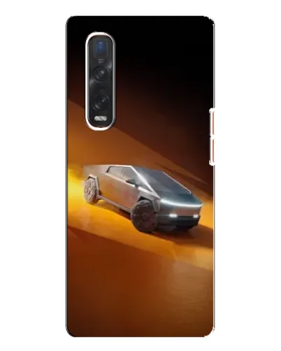 Чехол для OPPO Find X3 Pro с картинкой «Cybertruck в пустыне» Чехол для OPPO Find X3 Pro с картинкой «Cybertruck в пустыне»