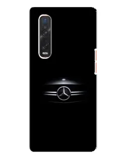 Чехол для OPPO Find X3 Pro с картинкой «Mercedes — абстрактные линии»