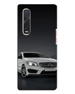 Чехол для OPPO Find X3 Pro с картинкой «Mercedes AMG GT Silver»