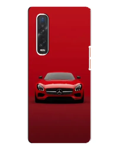 Чехол для OPPO Find X3 Pro с картинкой «Красный Mercedes AMG»