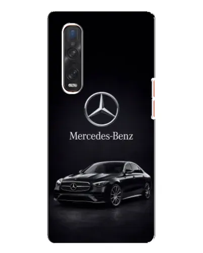 Чехол для OPPO Find X3 Pro с картинкой «Mercedes — решетка радиатора»