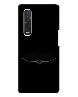 Чехол для OPPO Find X3 Pro с картинкой «Mercedes Stealth Look»