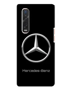 Чехол для OPPO Find X3 Pro с картинкой «Mercedes Silver Logo»