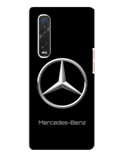 Чехол для OPPO Find X3 Pro с картинкой «Mercedes Silver Logo»