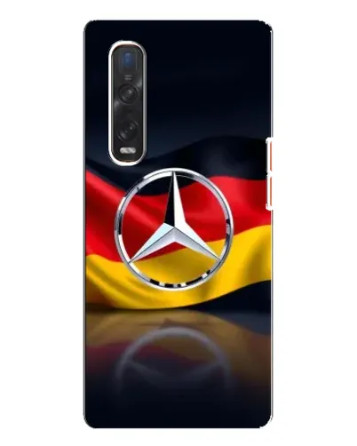 Чехол для OPPO Find X3 Pro с картинкой «Mercedes — флаг Германии»
