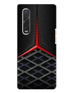 Чехол для OPPO Find X3 Pro с картинкой «Mercedes Carbon Grid»