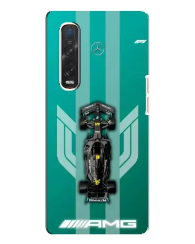 Чехол для OPPO Find X3 Pro с картинкой «Mercedes AMG Petronas»