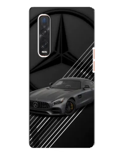 Чехол для OPPO Find X3 Pro с картинкой «Mercedes AMG — графика»