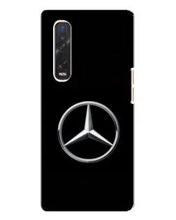 Чехол для OPPO Find X3 Pro с картинкой «Mercedes классический лого»