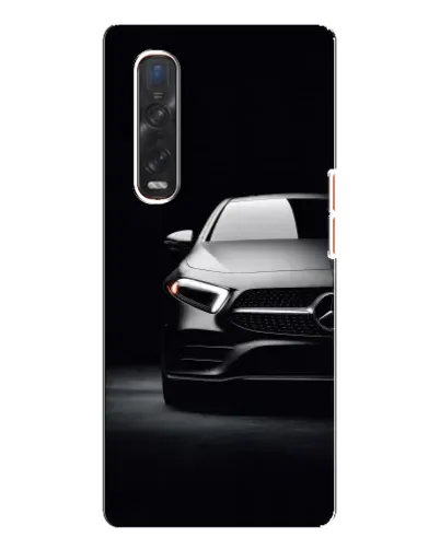 Чехол для OPPO Find X3 Pro с картинкой «Свет фар Mercedes»