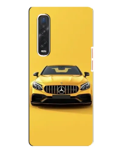 Чехол для OPPO Find X3 Pro с картинкой «Желтый Mercedes GT»