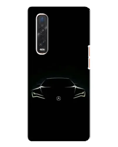 Чехол для OPPO Find X3 Pro с картинкой «Mercedes — силуэт авто» Чехол для OPPO Find X3 Pro с картинкой «Mercedes — силуэт авто»