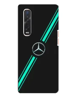 Чехол для OPPO Find X3 Pro с картинкой «Спортивные линии Mercedes»