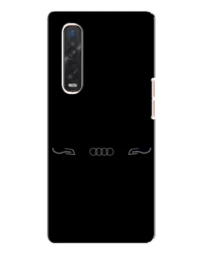 Чехол для OPPO Find X3 Pro с картинкой «Audi — световой подпись»