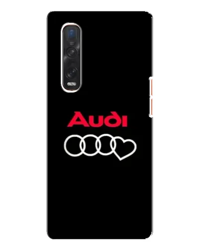 Чехол для OPPO Find X3 Pro с картинкой «Логотип Audi Heart»
