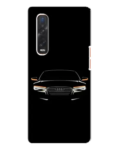 Чехол для OPPO Find X3 Pro с картинкой «Audi — ночной контур»