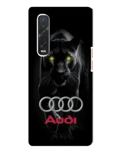 Чехол для OPPO Find X3 Pro с картинкой «Пантера и Audi»