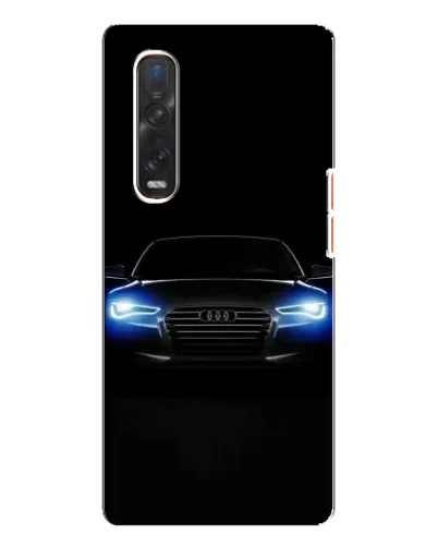 Чехол для OPPO Find X3 Pro с картинкой «Audi в неоне»