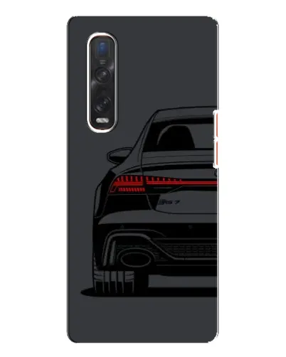 Чехол для OPPO Find X3 Pro с картинкой «Задняя часть Audi — арт»