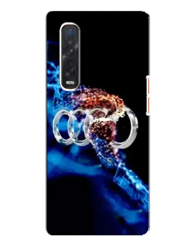 Чехол для OPPO Find X3 Pro с картинкой «Энергия лого Audi»