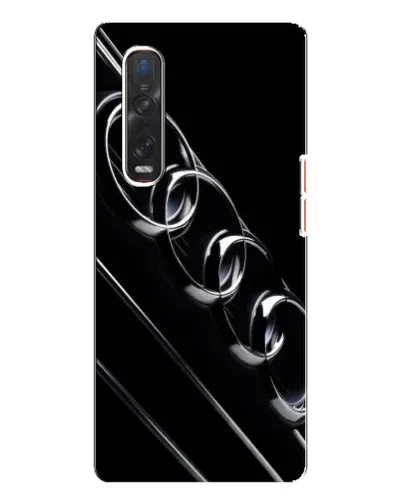 Чехол для OPPO Find X3 Pro с картинкой «Audi — абстрактные кольца»
